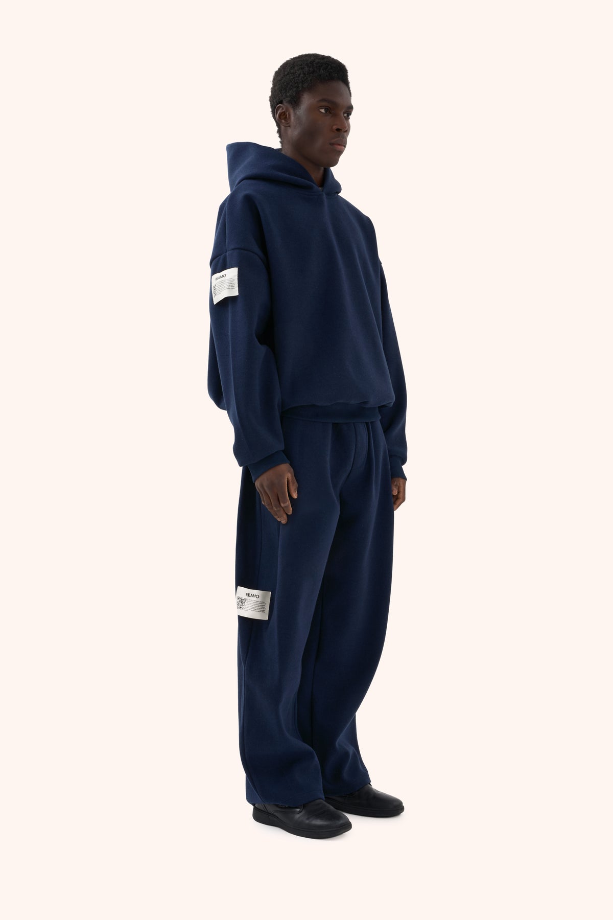 Asha Navy Hoodie – REAMO Vienna, image 2