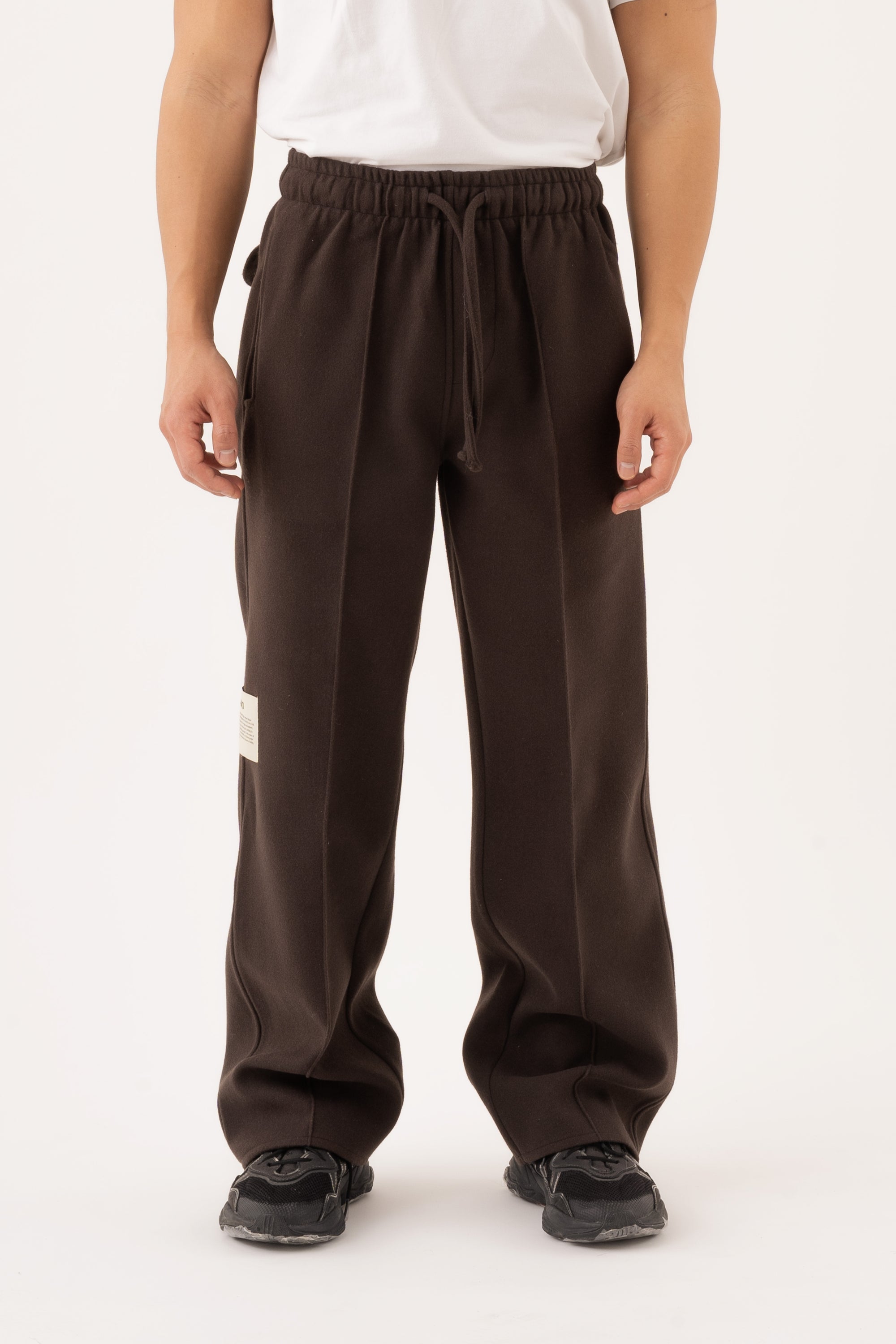Sha Mud-Brown Trousers