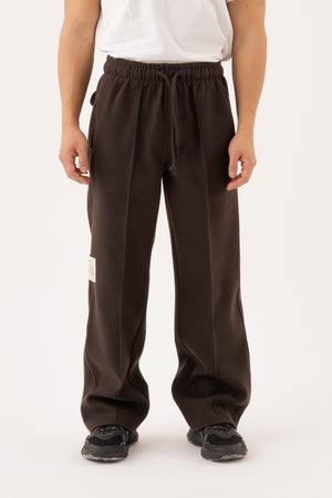 Sha Mud-Brown Trousers