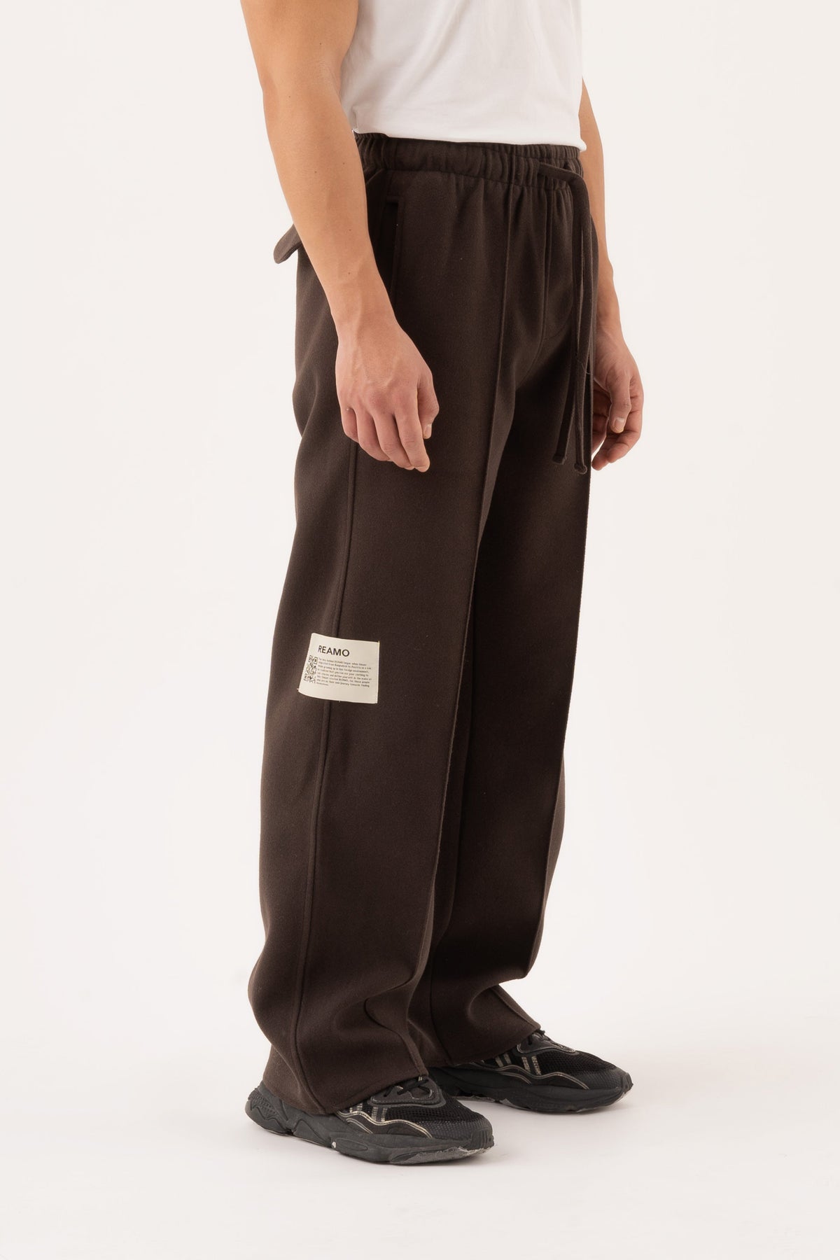 Sha Mud-Brown Trousers
