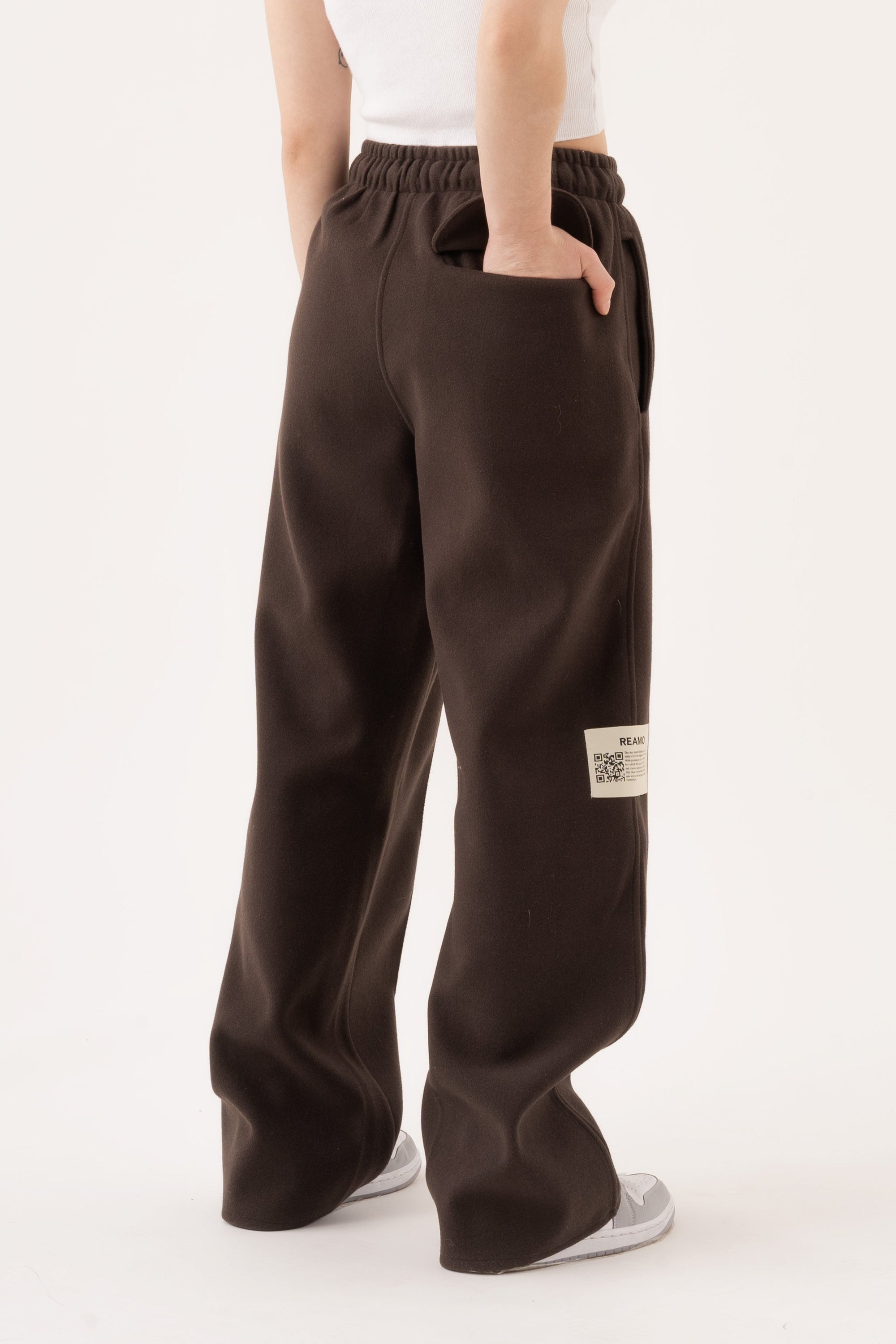 Sha Mud-Brown Trousers