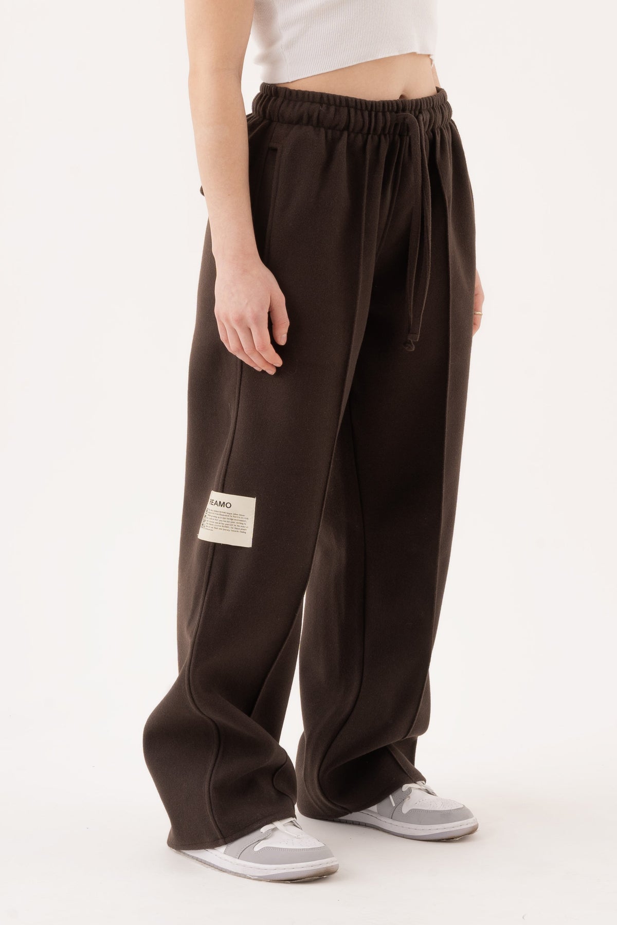 Sha Mud-Brown Trousers