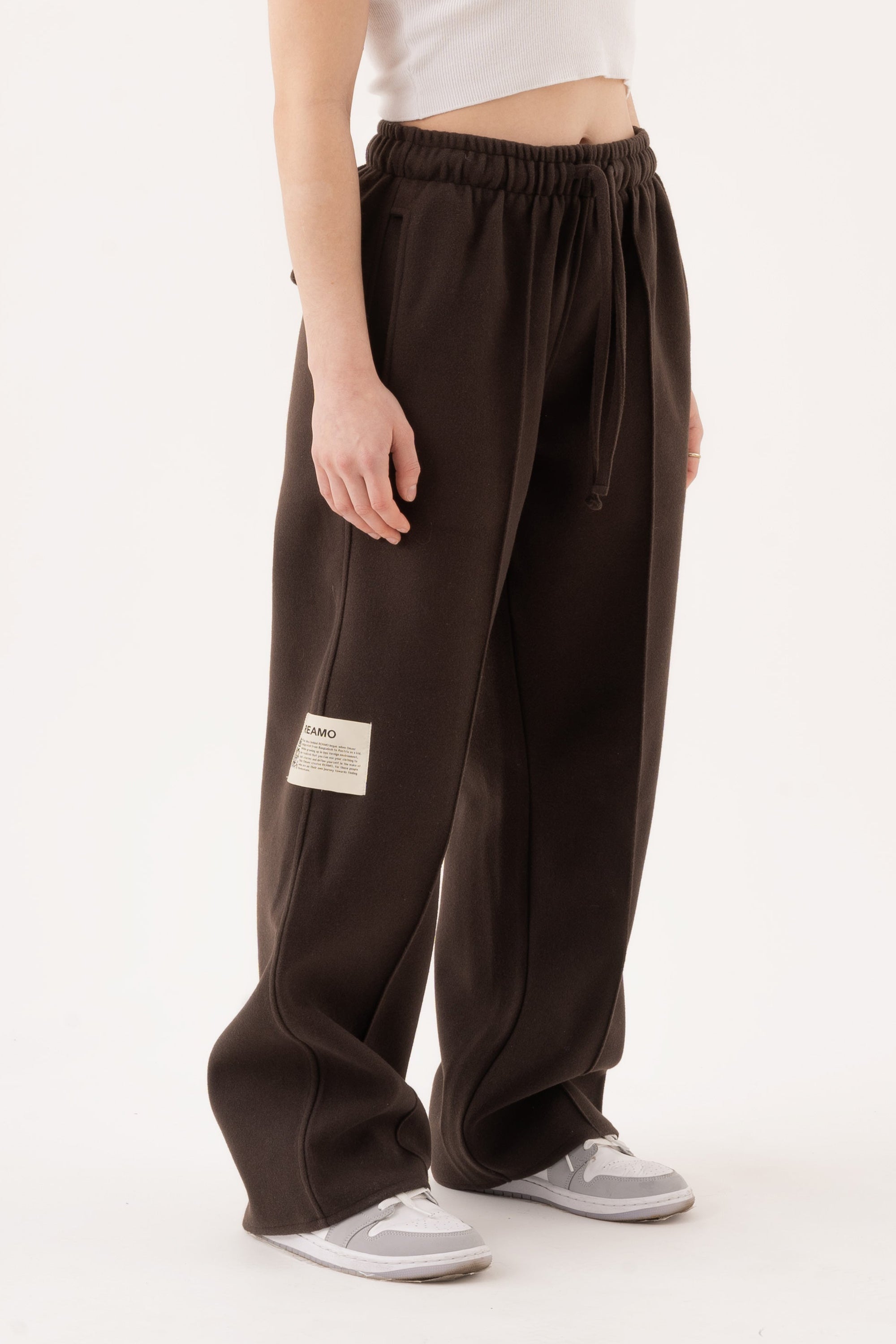Sha Mud-Brown Trousers